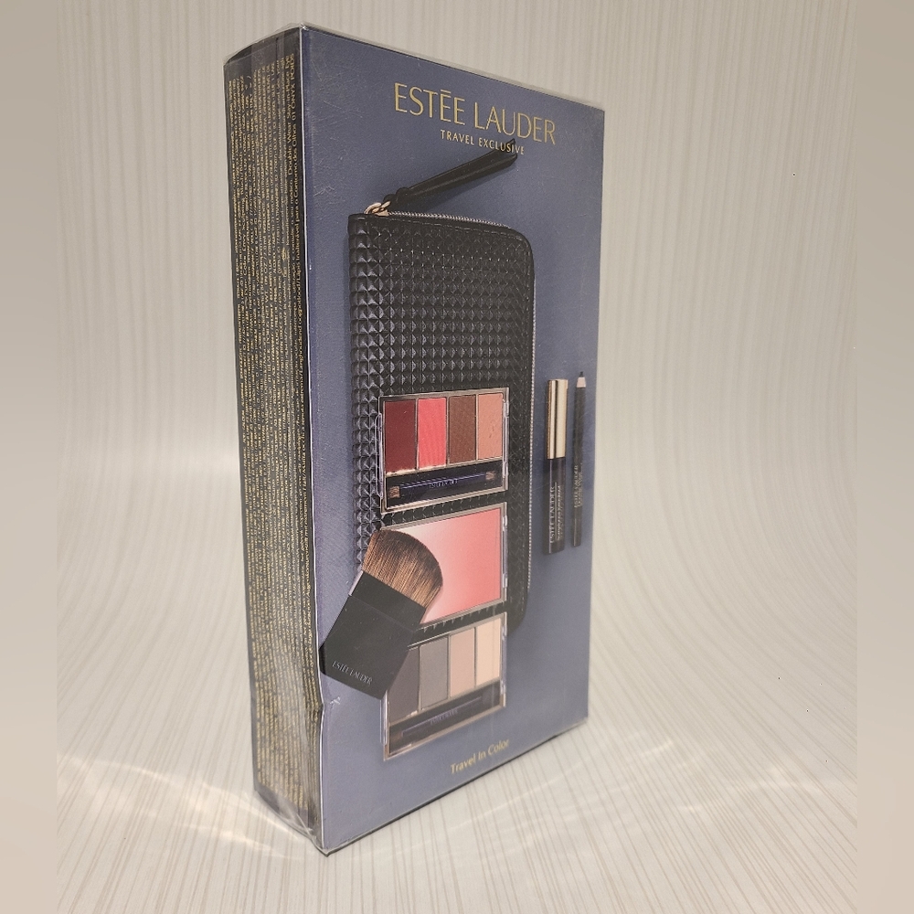 Estee Lauder Travel Exclusive Travel In Color Gidt Set New Scratches